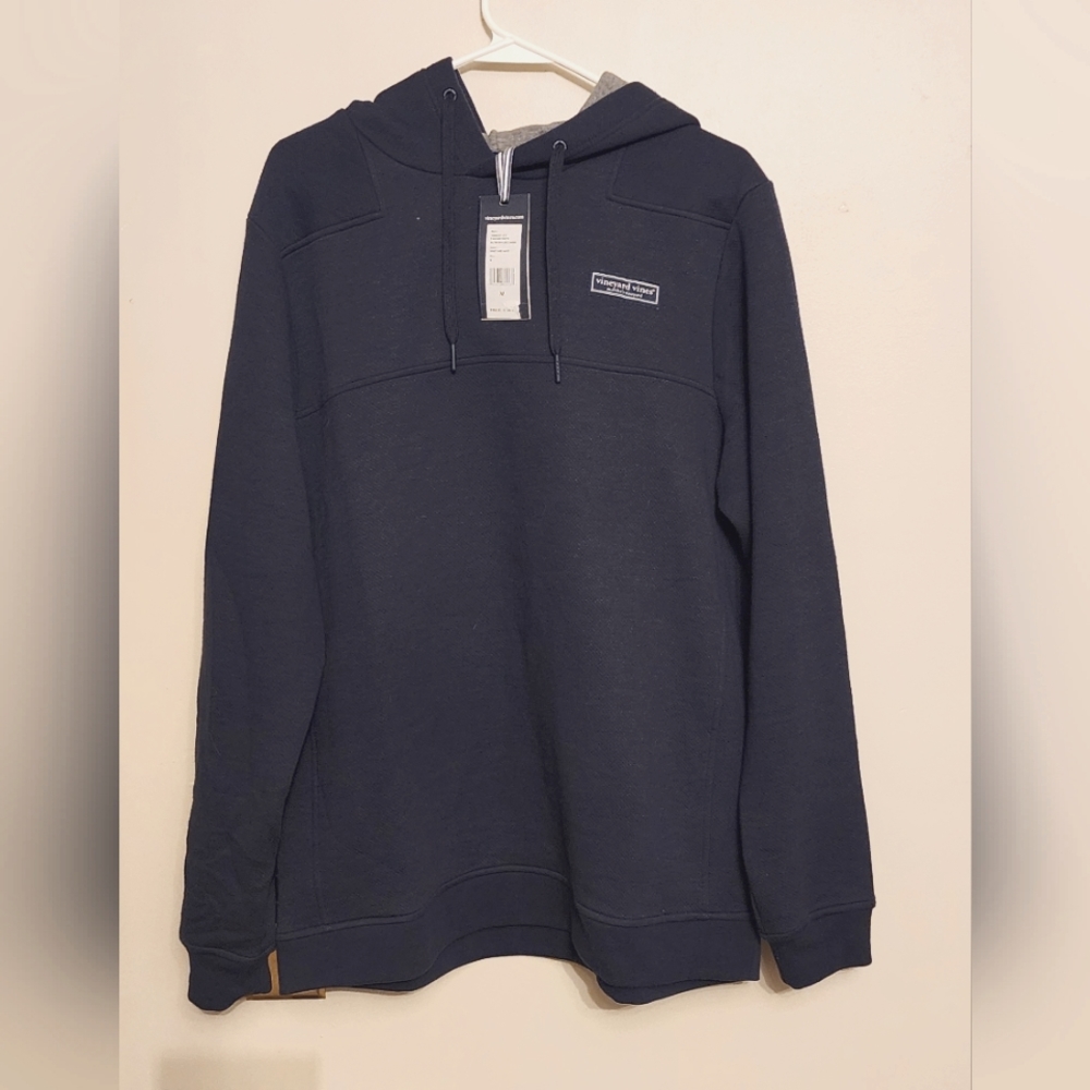Vineyard Vines Men's Saltwater Hoodie navy size mens medium